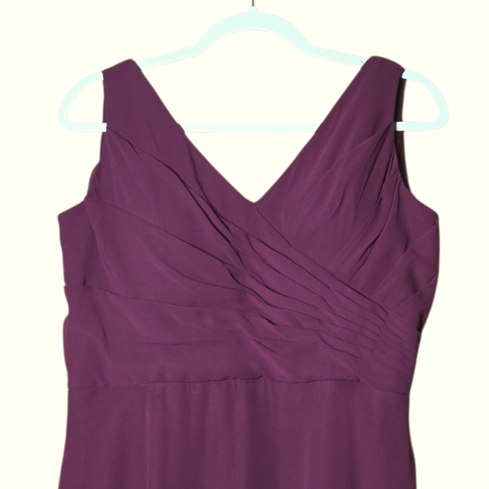 NWT Kennedy Blue Kristen Dress In Bordeaux Size 12 - Picture 3 of 8